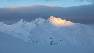 Schnee bedeckte Berge