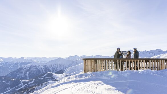 Aussicht in Winter