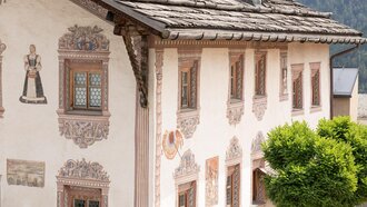 Das "Rechelerhaus" Gemälde mit Fresko Das "Rechelerhaus" Gemälde mit Fresko
