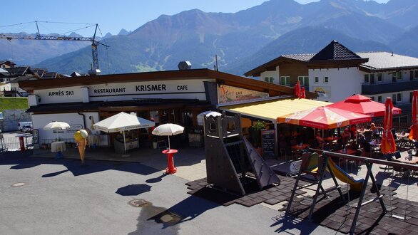 Café Krismer outside view summer